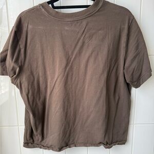 NOBULL Brown Boxy Relaxed T-Shirt